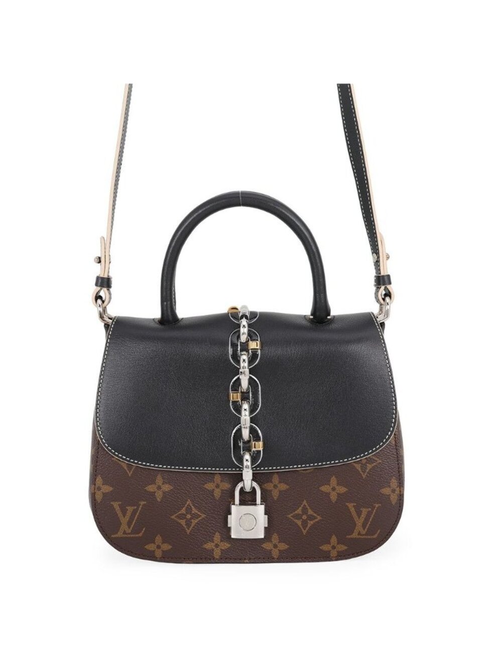 Louis Vuitton Handbag Monogram Chain It PM 2-Way Black